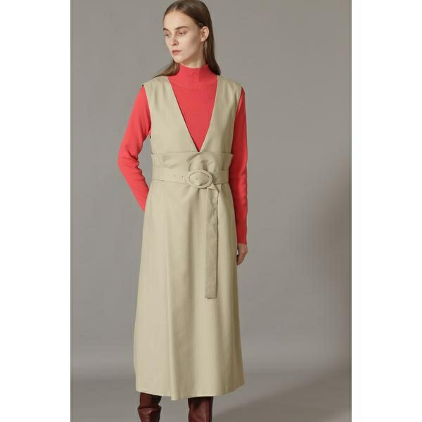 ランキング1位半額 のワンピース クリアクロスジャンパースカート アドーアレディースファッションワンピース クリアクロスジャンパースカート アドーア 丸井 マルイ 店