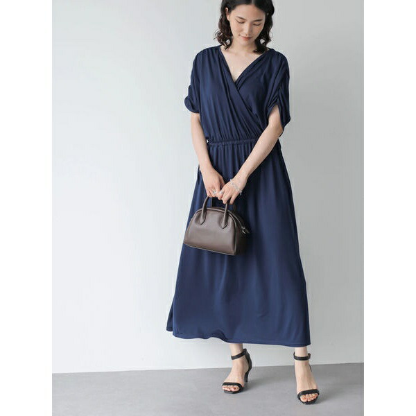 Vネックギャザーカットワンピース アメリカンホリック Alittlepeaceofmind Co Uk