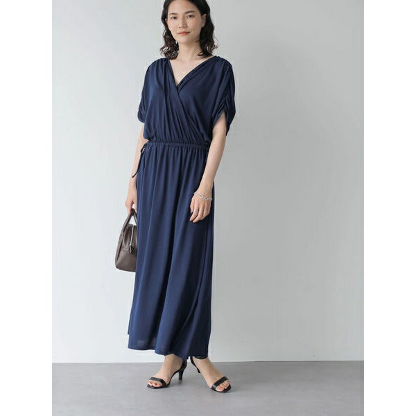 Vネックギャザーカットワンピース アメリカンホリック Alittlepeaceofmind Co Uk