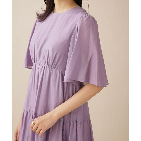 New ワンピース ワンピース 半袖 ナノ ユニバースレディースファッション Norah ティアードワンピース Norah ティアードワンピース 半袖 ナノ ユニバース 丸井 マルイ 店