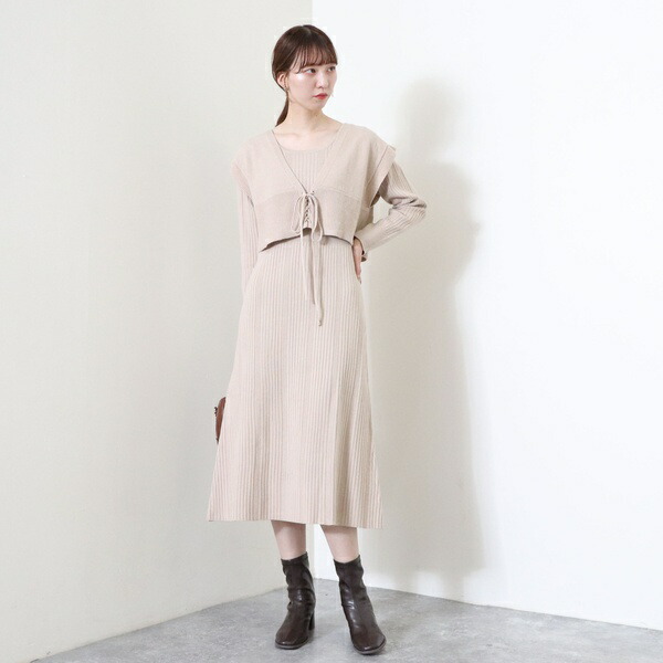 ニットベスト リブニットワンピース アルシーヴ Csg Com Py