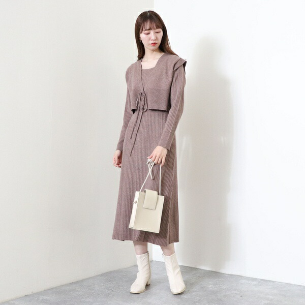 ニットベスト リブニットワンピース アルシーヴ Csg Com Py