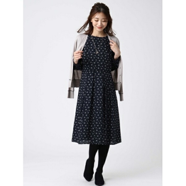 洗える フラワープリントワンピース リフレクト Lojascarrossel Com Br