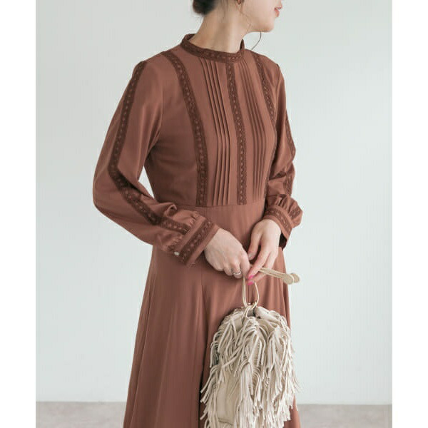 Web限定 ハイネックはしごレースワンピース アーバンリサーチ ロッソ Ceconsolidada Cl