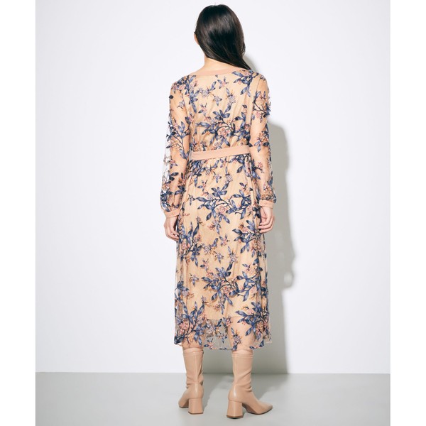 フラワー刺繍フレアワンピース グレースコンチネンタル Deerfieldtwpportage Com