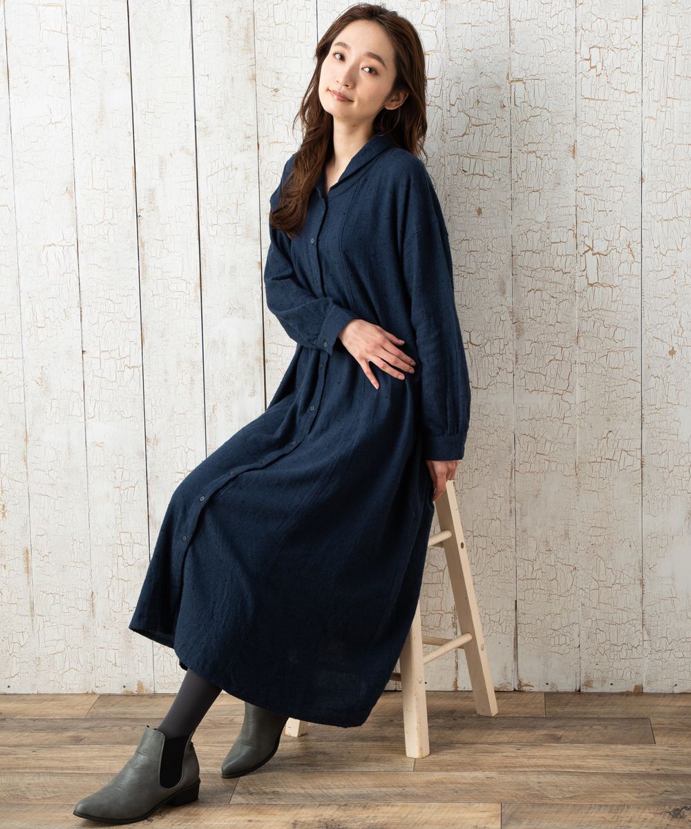 9号 M 15号 3l 起毛ドットドビーワンピース サブ ストリート Barelandia Com Br