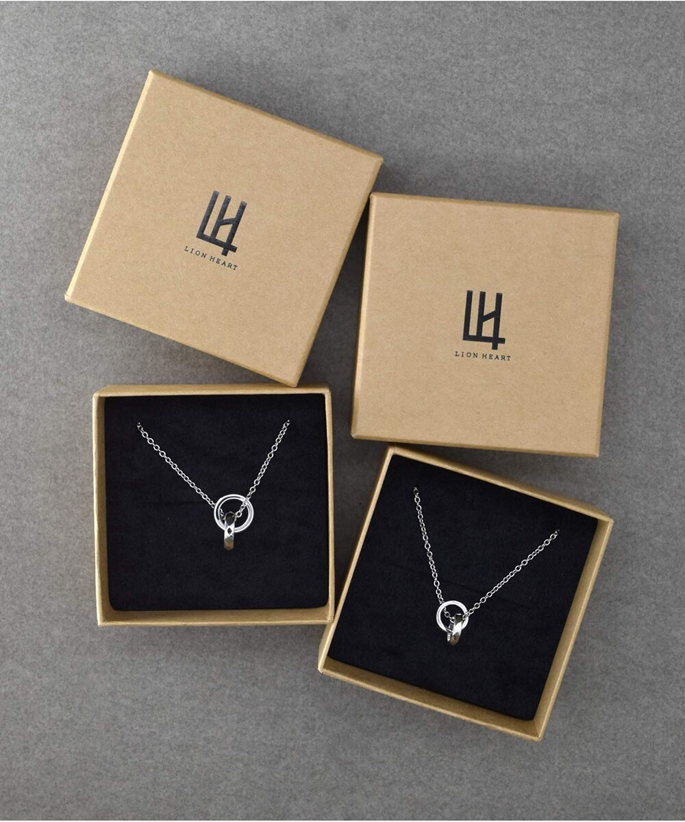 LH for Gift “THE EDGE”カッティングダブルリングペアネックレス/シルバー925/ライオンハート(LION HEART)|丸井(マルイ)店
