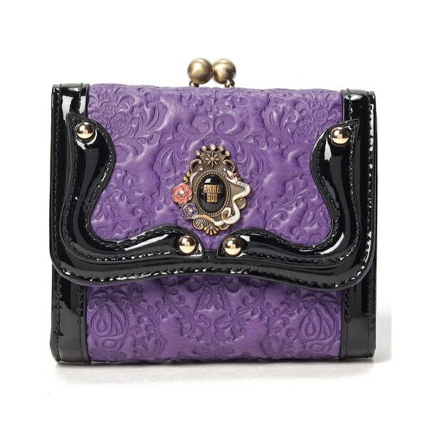 セルパン 二つ折り口金財布 レッド／アナ スイ（ANNA SUI）