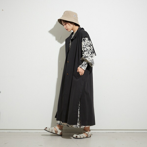 MUVEIL WORK/ナノ・ユニバース別注ノーカラートレンチ 楽天市場】MUVEIL WORK／別注ノーカラートレンチコート／ナノ