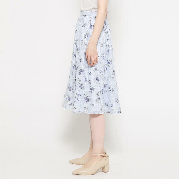 シアーチェックブーケフラワースカート ミッシュマッシュ Misch Masch Southwestne Com