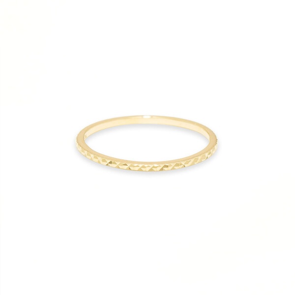 【WEB限定】K10 イエローゴールド ピンキーリング（指輪）／エステール（ESTELLE）