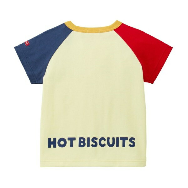 市場 お顔のラグラン半袖Ｔシャツ ミキハウス ホットビスケッツ