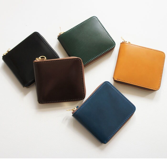OIL CORDVAN MIDDLE WALLET/2つ折り/オイルコードバン/タイドウェイ(TIDEWAY)|丸井(マルイ)店