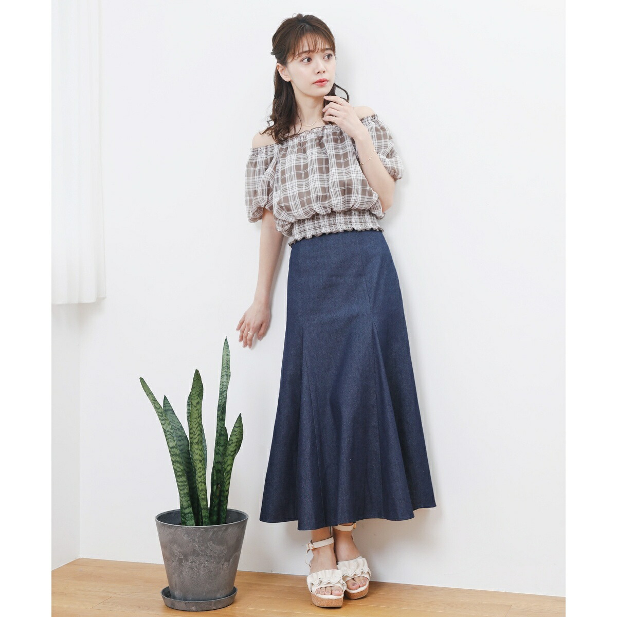 人気新作 レースアップladyスカート マジェスティックレゴン Majestic Legon Anka Css Edu Om