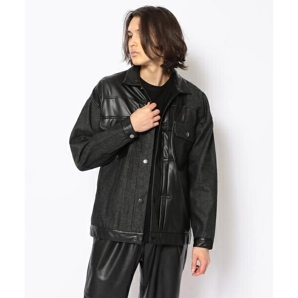 LUSOR(ルーソル)Ecoleather G JKT エコレザーGジャケット/ビーセカンド(B'2nd)|丸井(マルイ)店