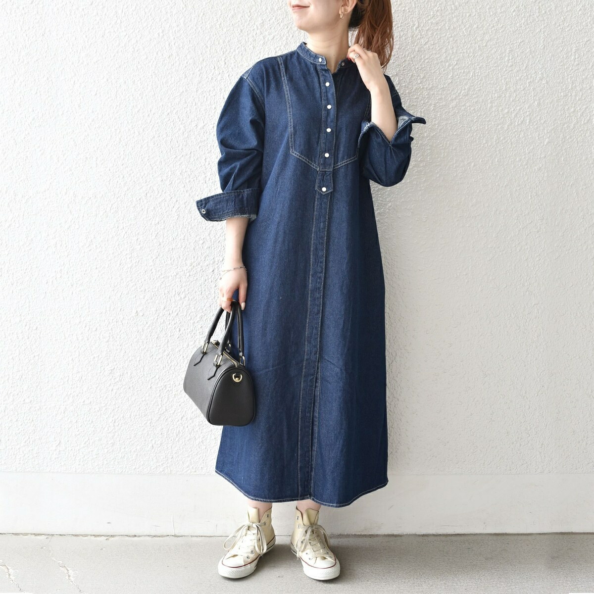 SHIPS any:〈洗い濯ぎ機能力のある〉ジーンズ ブザム ティーシャツ 衣裳［SHIPS any DENIM／シップス エニィ（SHIPS any）