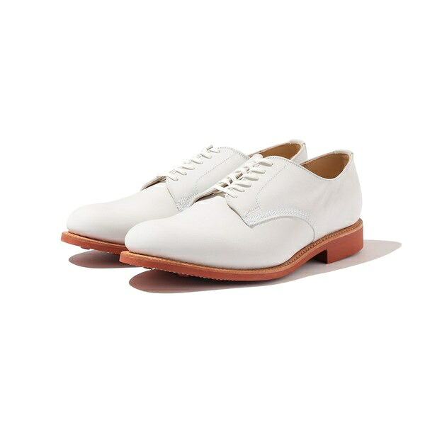 【Southwick別注】SANDERS: White Nubuck Officer Shoe／シップス（SHIPS）
