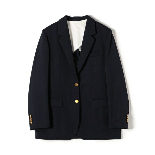 SHIPS Primary Navy Label:ネイビーテーラードジャケット2／シップス（SHIPS）