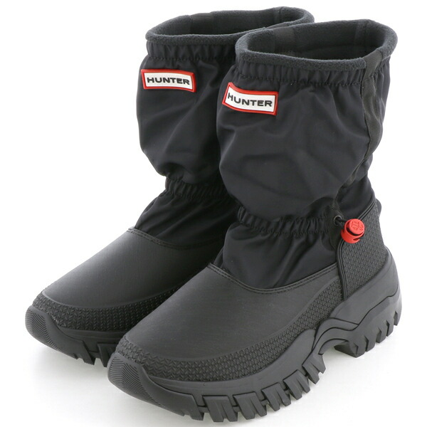 【極美品】HUNTER ハンター　ブーツ　スノーブーツ US7 24cm 極美品】HUNTER ハンター ブーツ スノーブーツ US7 24cm