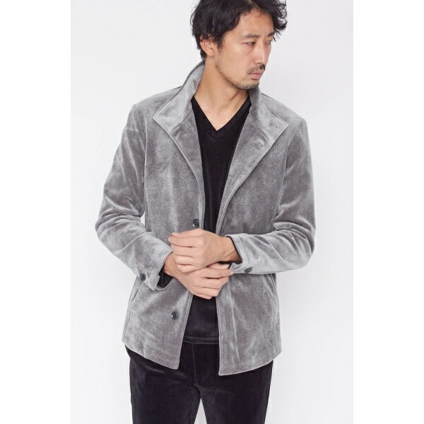 HIGH STREET∴壁柄ベロアスタンドブルゾン／ハイストリート（HIGH STREET） 12,320円