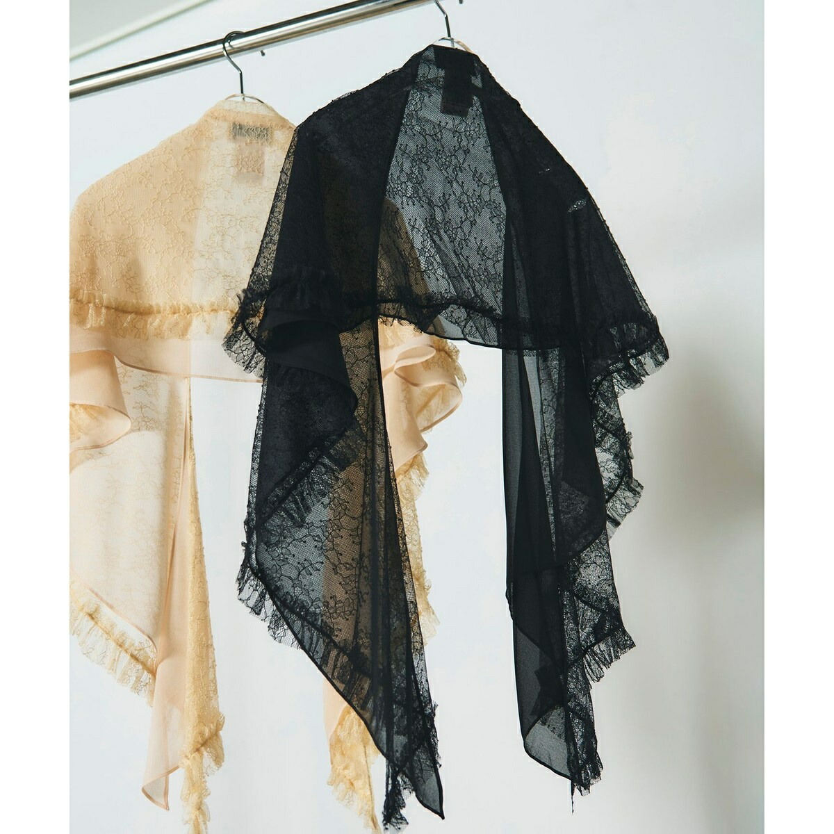【新品/未使用】Luna Luce 高級刺繍ストール シルクコットン刺繍ストール 2470851058 | Luna Luce