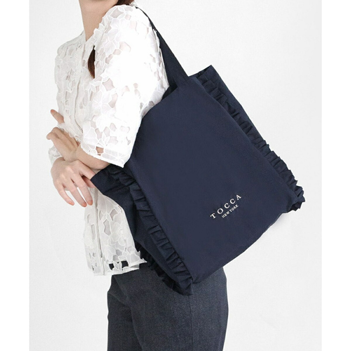 【成年者百花掲げる】【A4大きさ相応う・折りたたみ可】TRIM WAVES SUBBAG 補欠選手御徒面子／トッカ（TOCCA）
