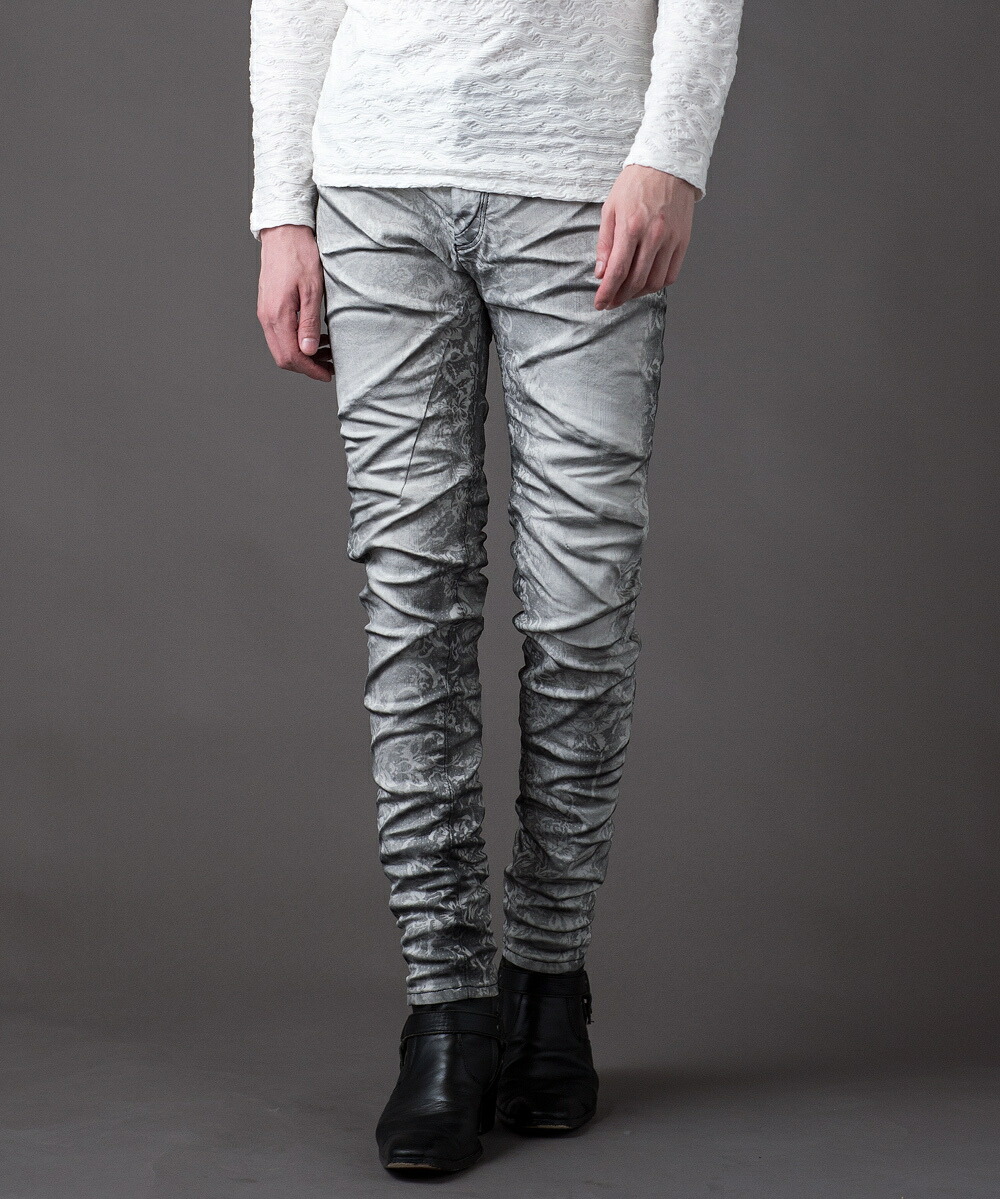 FOREST GATE-LACE(フォレストゲート-レース)レース柄 ストレッチ スキニーパンツ／ジョニーウルフ（jonnyWolf）｜丸井（マルイ）店 15,956円