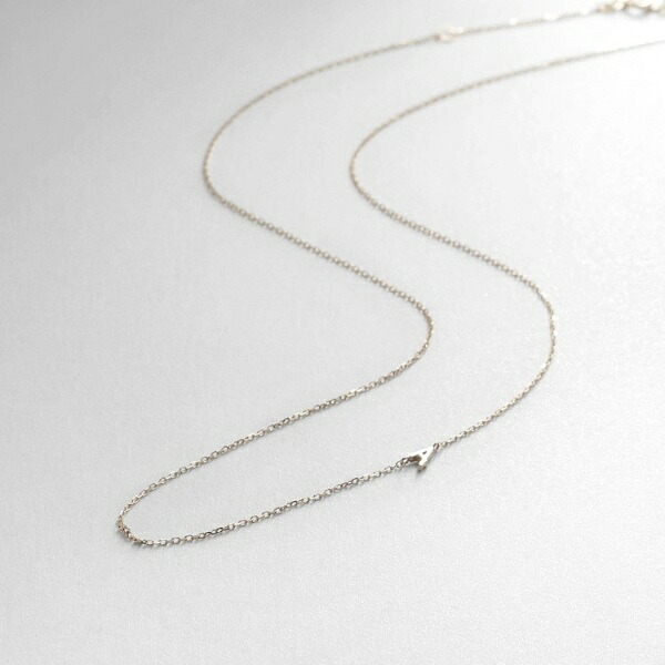 【WEB限定】K10イニシャルＡ ネックレス／ココシュニック（COCOSHNIK）