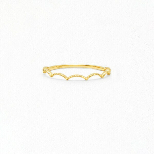 【WEB限定】シルバー イエローゴールドメッキ リング（指輪）／エステール（ESTELLE） 7,040円
