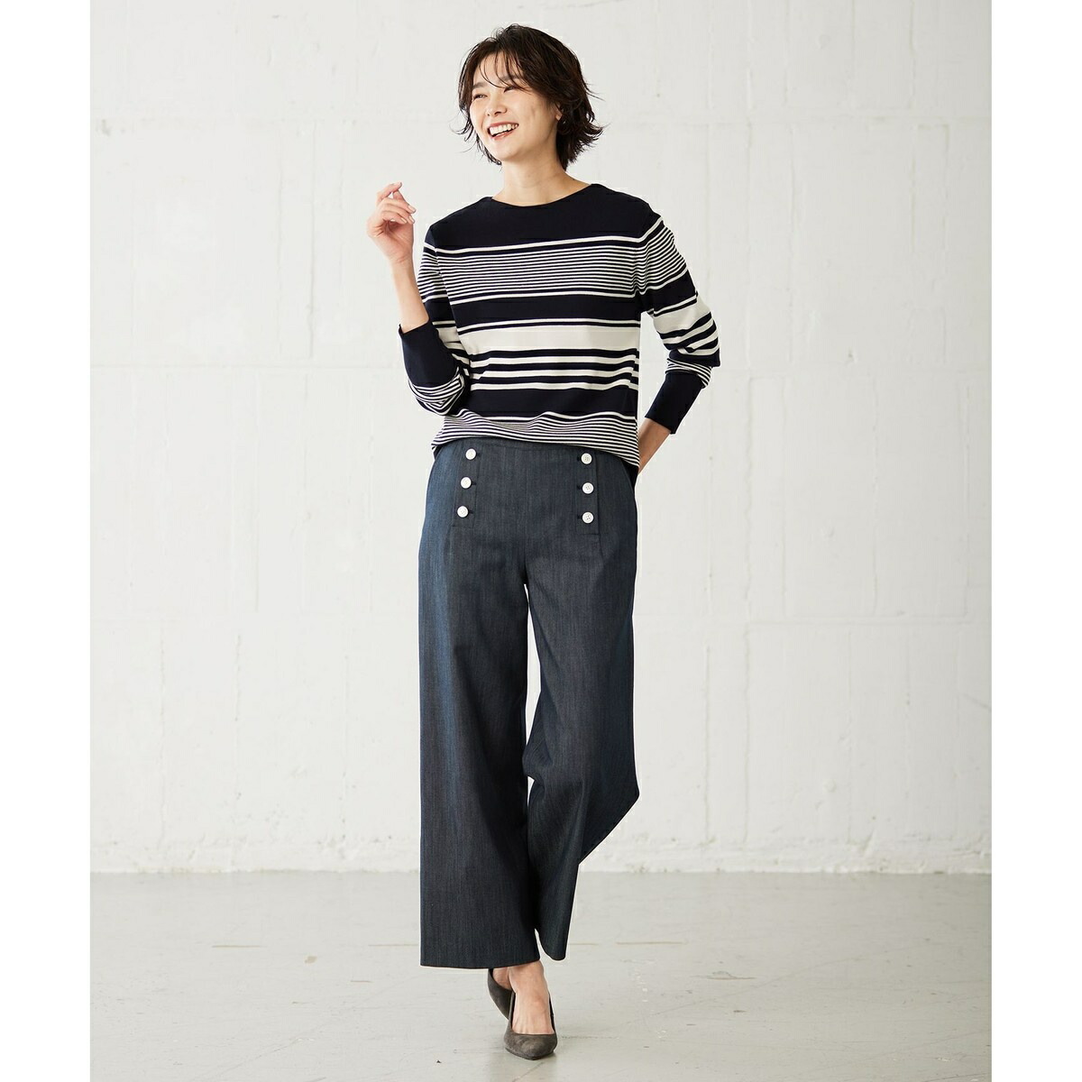 KATE ボーダー トップス | juderaffillsdesign.co.nz