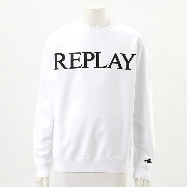 リプレイ（REPLAY）/オーガニックコットン ロゴフリース 楽天市場】オーガニックコットン ロゴフリース／リプレイ（REPLAY