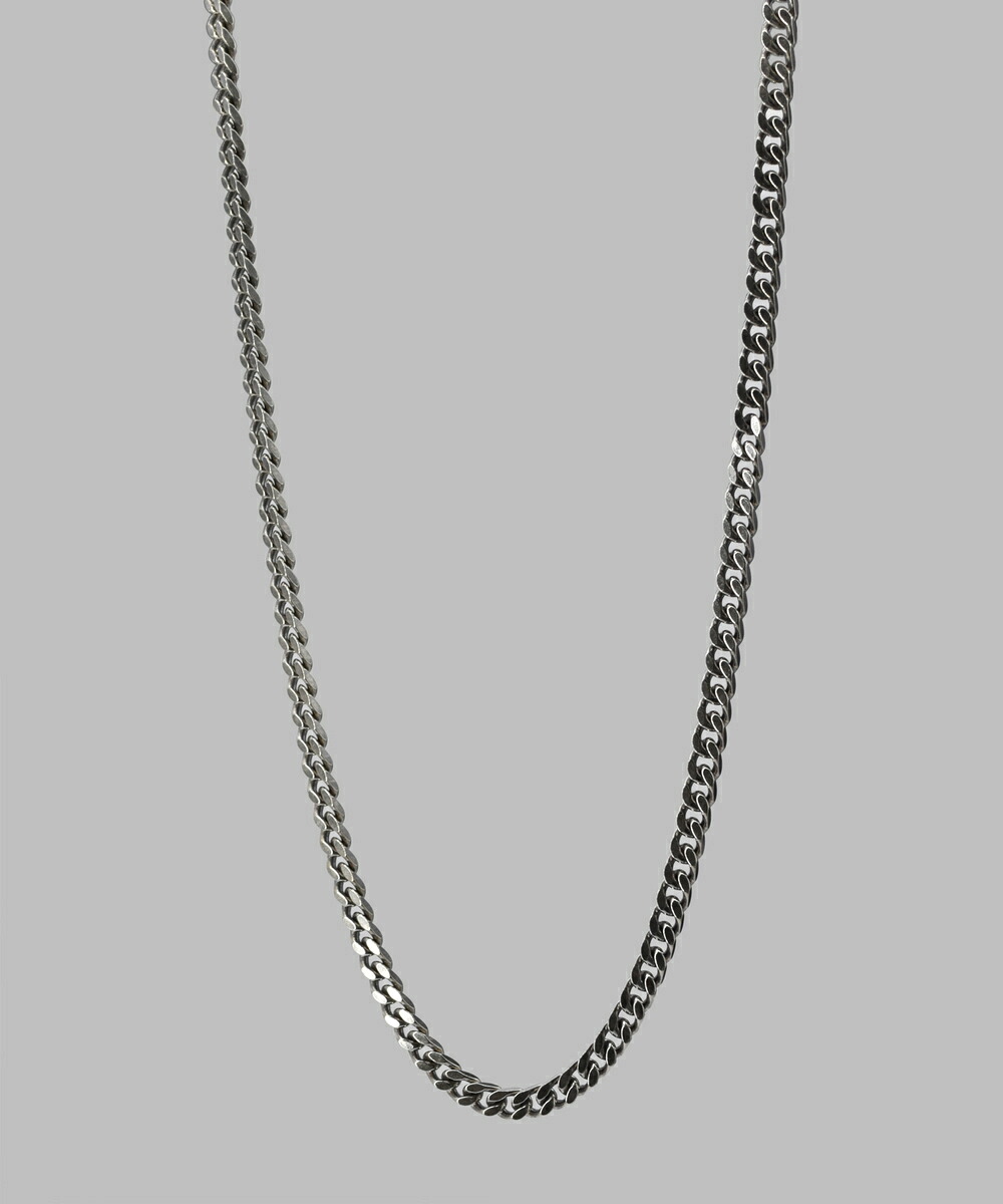 LH BASIC EXラージシルバーチェーンネックレス/カット喜平/50cm/シルバー925／ライオンハート（LION HEART）