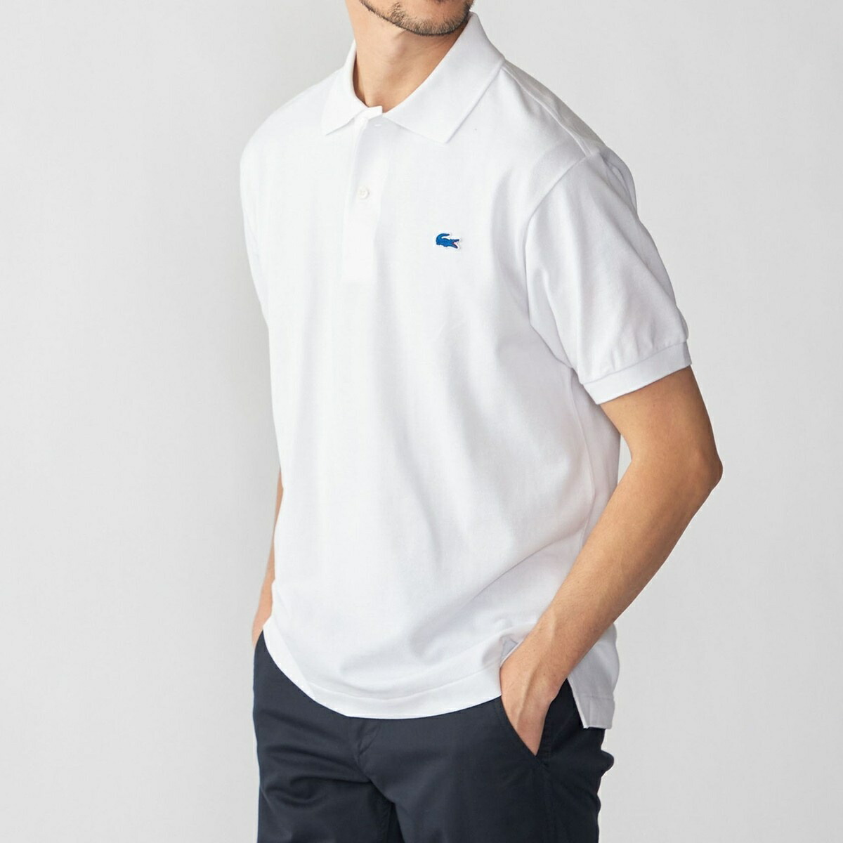 【SHIPS別注】LACOSTE: NEW 70's ドロップテイル ポロシャツ/シップス(SHIPS)