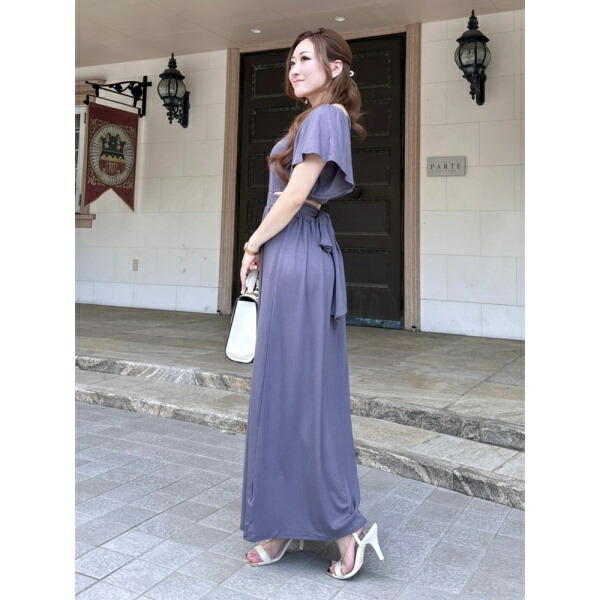 楽天市場】ラッフルスリーブパイピングマーメイドワンピース／リップ