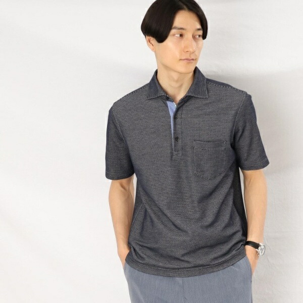 【抗菌防臭】ハニカムメランジ ポロシャツ ベーシックカラー／タケオキクチ（TAKEO KIKUCHI） 8,085円