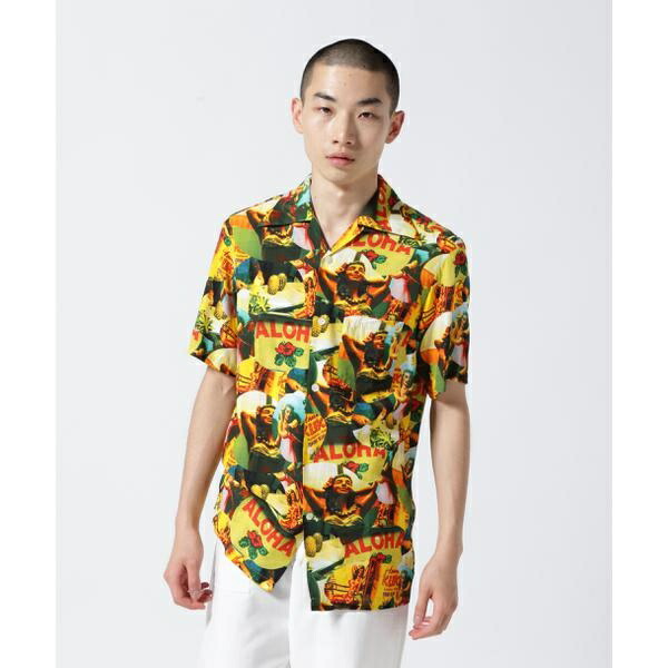 Aloha Blossom／アロハ ブロッサム／WEZ COLLAGE SHIRTS／ガーデン（GARDEN）