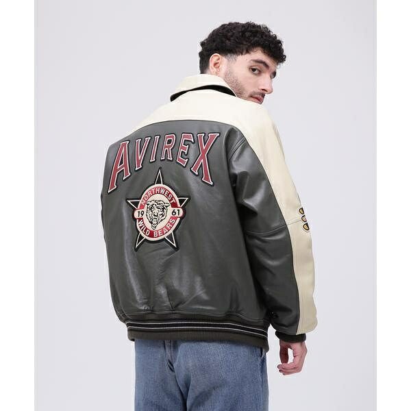 STADIUM JACKET WILD BEARS ／ 競技場 上衣 ワイルド ベアーズ／アヴィレックス（AVIREX）