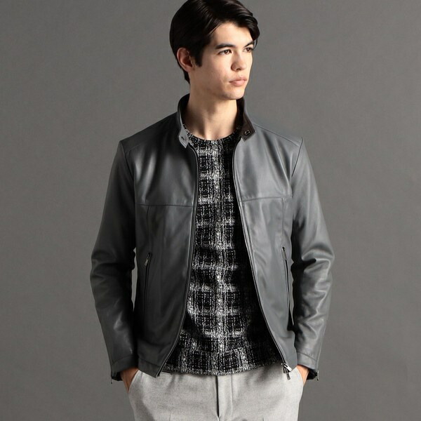 楽天市場】オムニゴッド ラムレザー ライダースジャケット (58-244Z