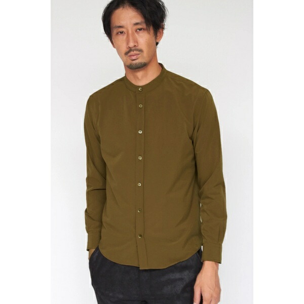 HIGH STREET∴2WAYストレッチマイクロチェックバンドカラーシャツ／ハイストリート（HIGH STREET）