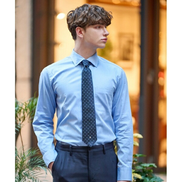 100／2 広広とした色合いティーシャツ／お召しものテリア（DRESSTERIOR） メンズファッション-トップス-ワイシャツ