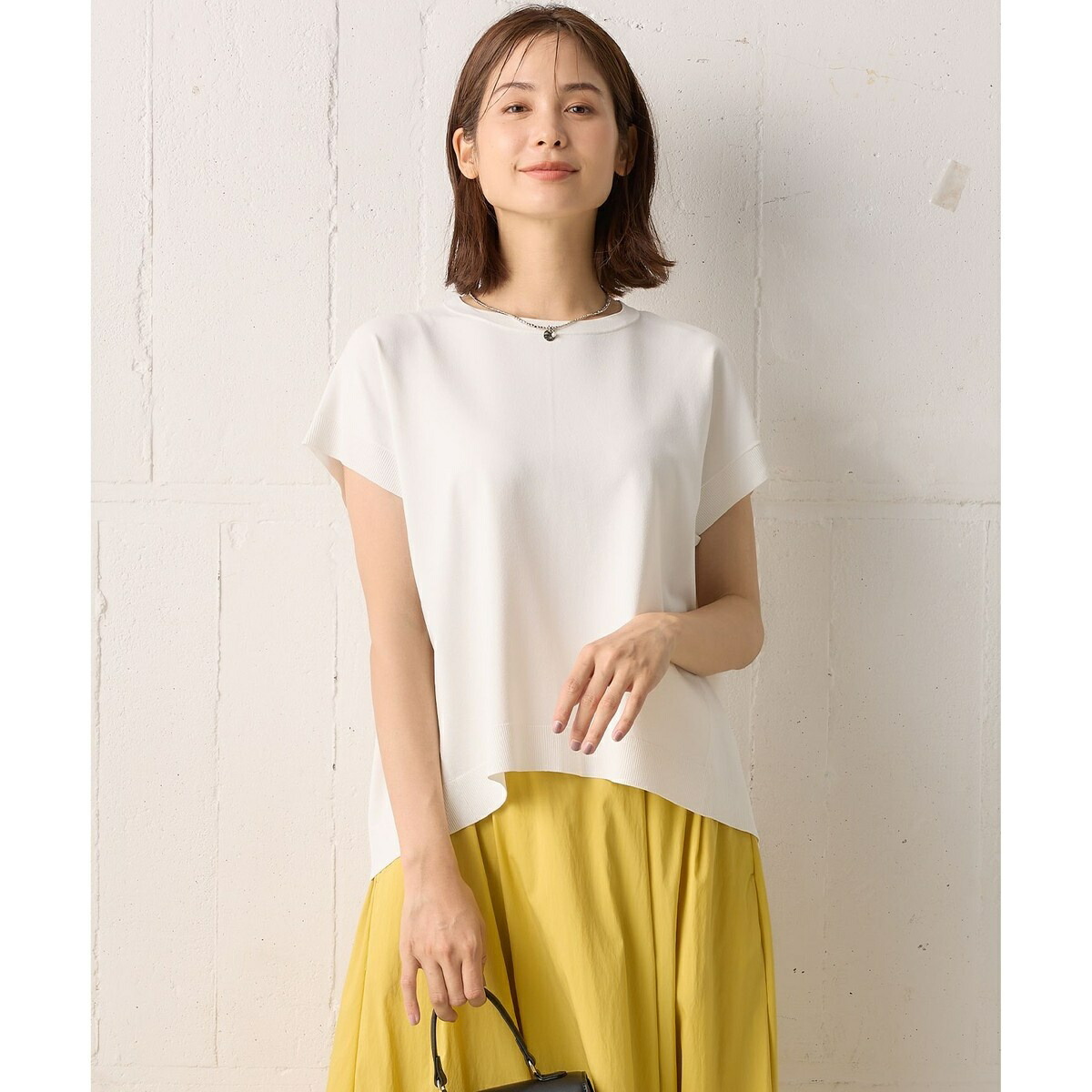 【WEB限定】Tシャツライク サマーニット／組曲（KUMIKYOKU）