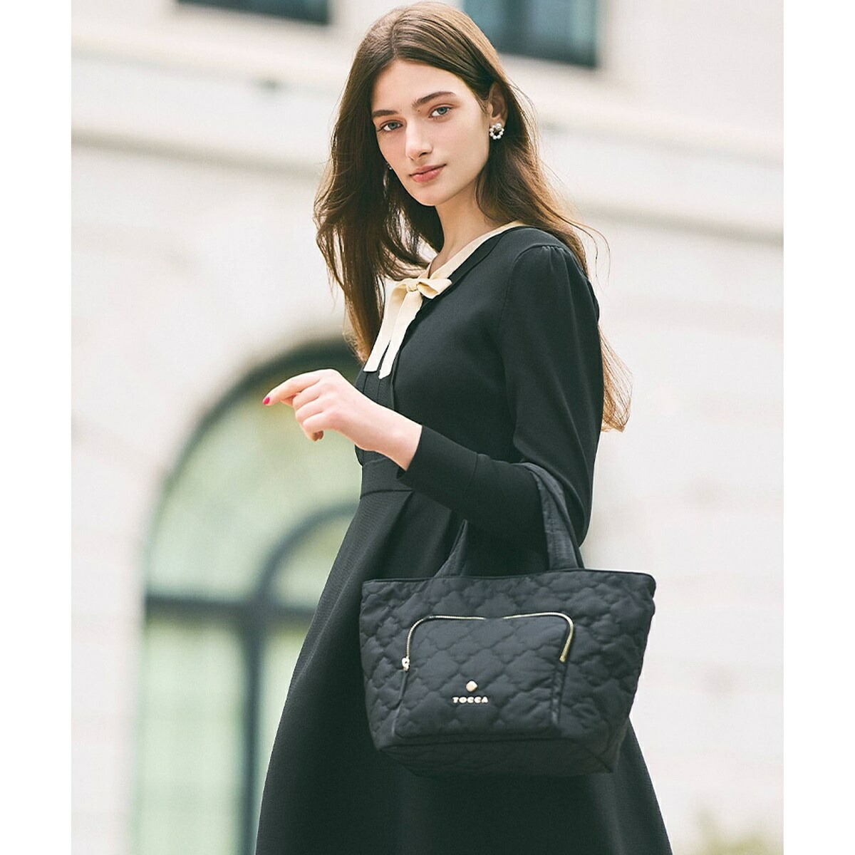 CHECKER CLOVER QUILT BAG トートバッグ／トッカ（TOCCA）