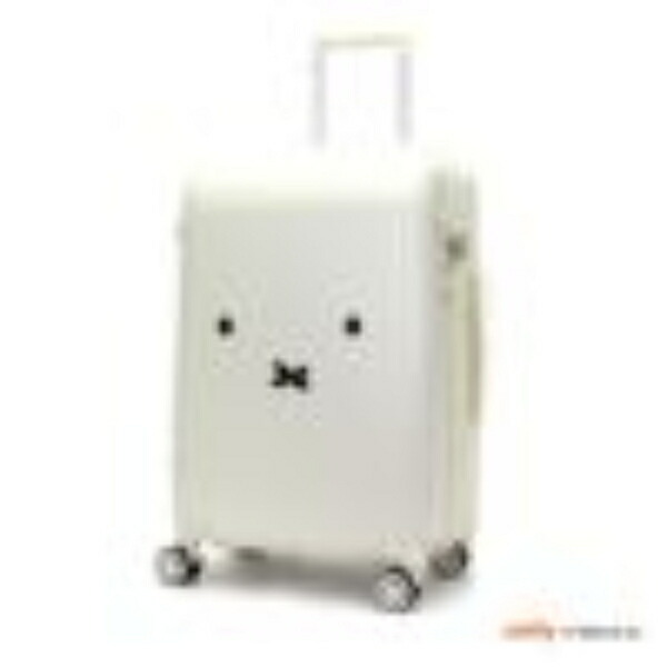 ミッフィーmiffy スーツケース（Lサイズ） フェイスホワイト キャリーケース 【81L】／パーフェクト・ワールド・トーキョー（Perfect World Tokyo）｜丸井（マルイ）店