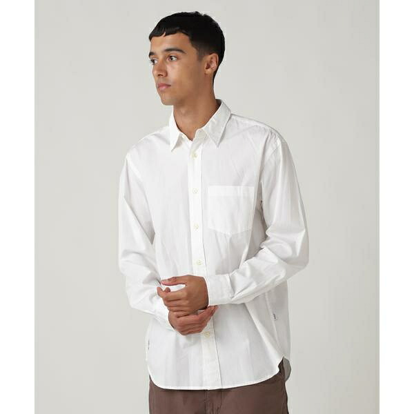 BASIC BROAD L／S SHIRT ／ ベーシック ブロード 長袖 シャツ／アヴィレックス（AVIREX）