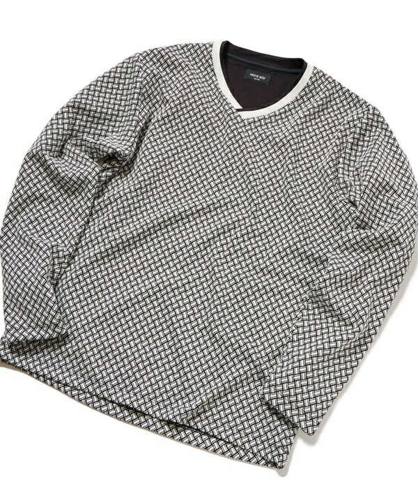 フクレジャカードVネックカットソー／メンズビギ（MEN\u0027S BIGI）