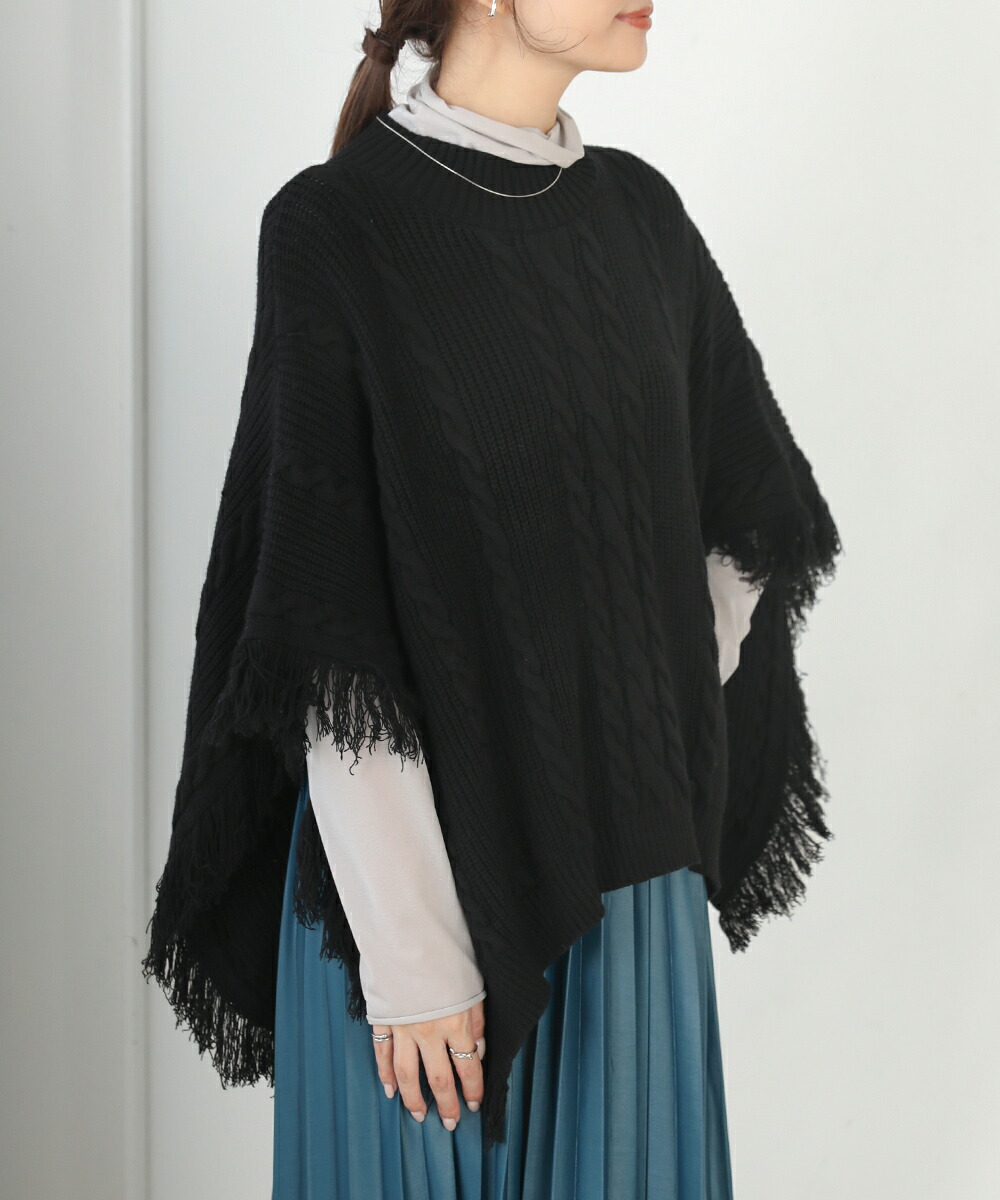 楽天市場】コットンレースポンチョプルオーバー／かぐれ（kagure
