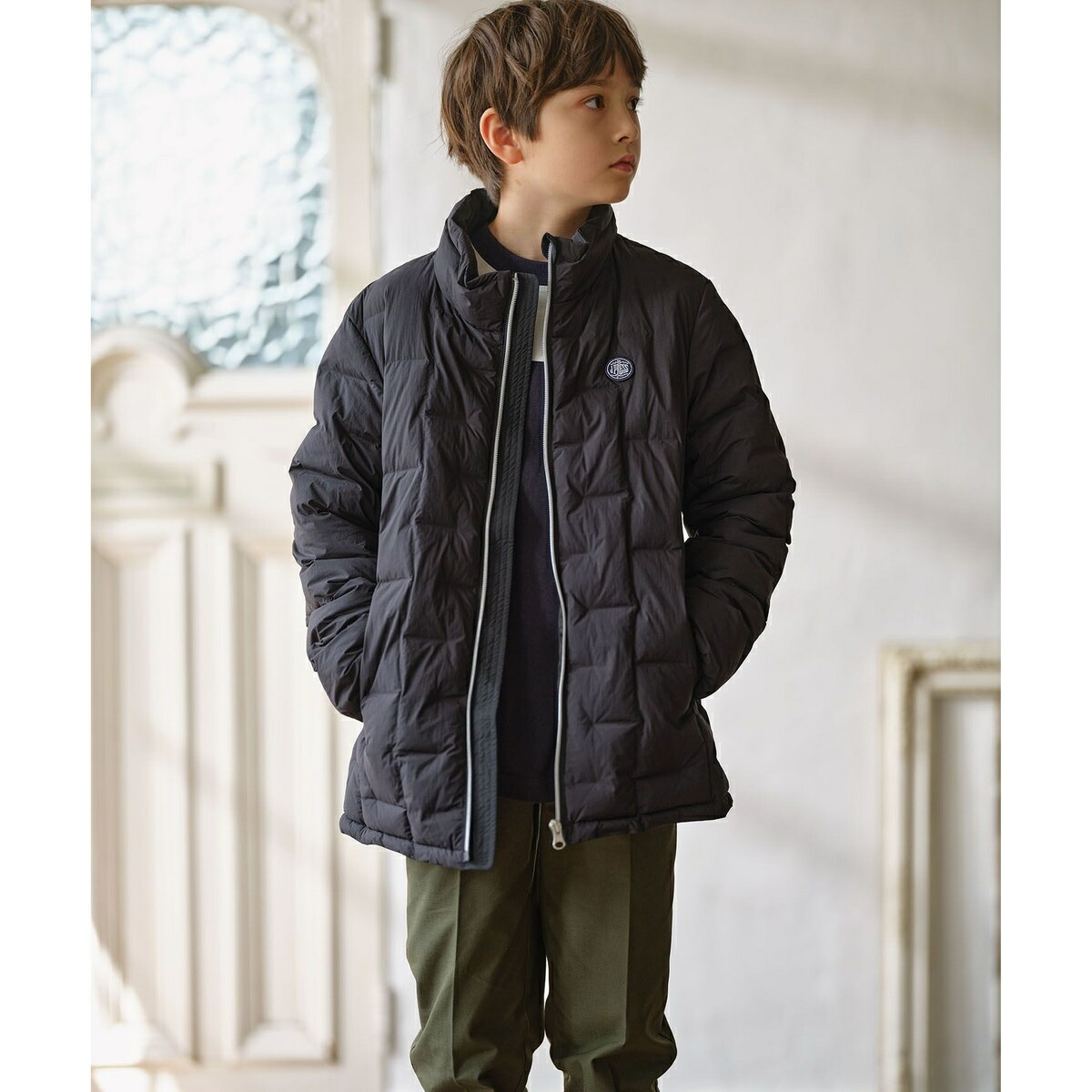 【140-170cm】中綿ショートコート/Jプレス(J.PRESS)