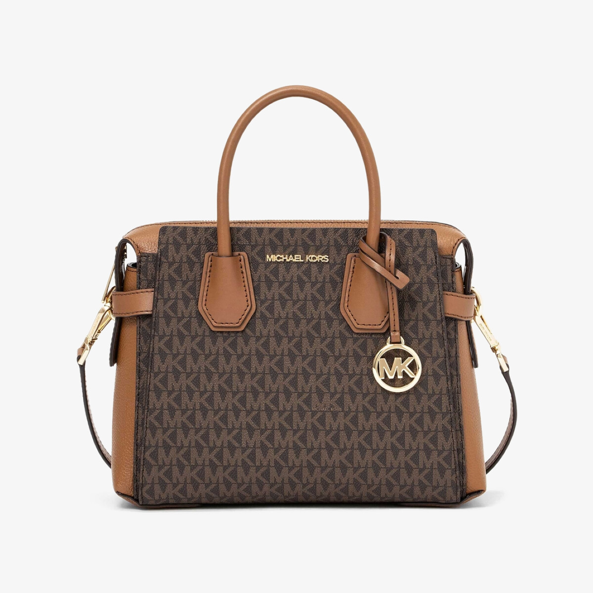MERCER トップジップ 呼びりんテッド サッチェル スモール - MK名書き／マイケル・授業計画（Michael Kors）