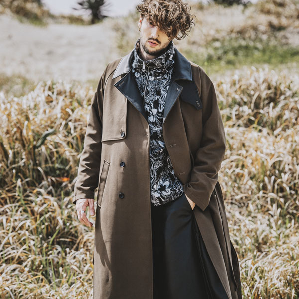 MUVEIL WORK/ナノ・ユニバース別注ノーカラートレンチ 楽天市場】MUVEIL WORK／別注ノーカラートレンチコート／ナノ