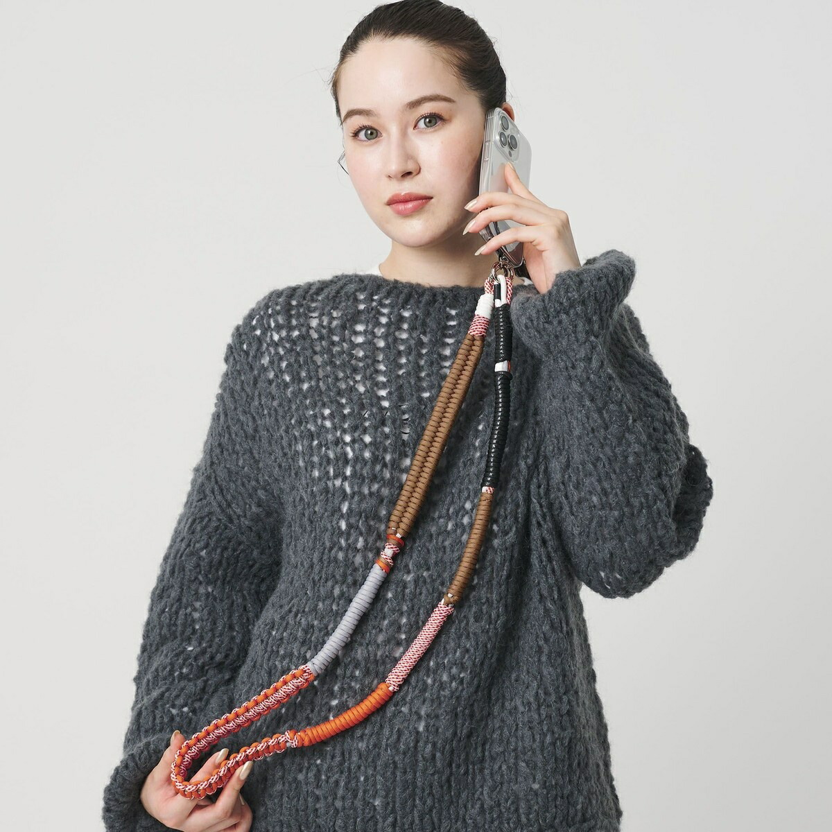 ＜A SCENE＞Design paracord shoulder/スマホショルダー／ビューティー＆ユース ユナイテッドアローズ（BEAUTY＆YOUTH）